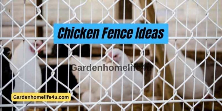 Garden Tips - Chicken Fence Ideas - GardenHomeLife