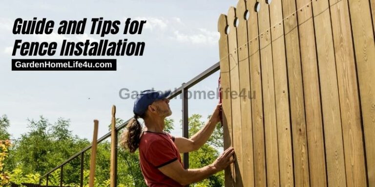 Garden Fence post Installation