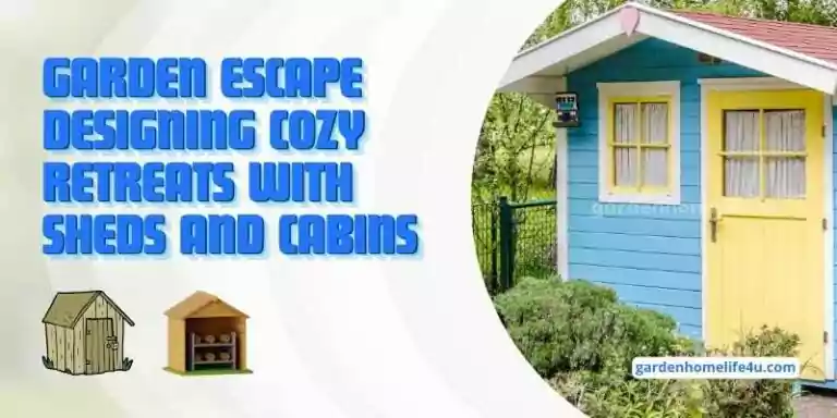 Garden Escape-Designing Cozy Retreats with Sheds and Cabins-1