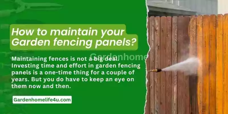 Garden Fencing Panels-Maintenance Tips for Lasting Durability 2