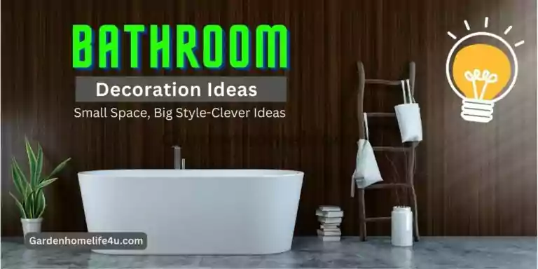 Small Space, Big Style-Clever Bathroom Decoration Ideas 1