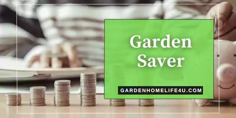 garden saving tips